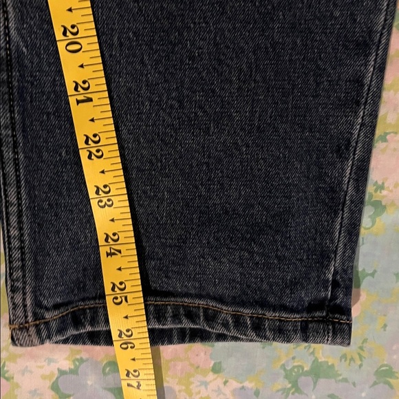 Everlane | Curvy Straight Leg Cheeky Dark Wash Denim Jeans Size 30/10 Crop - Picture 12 of 12